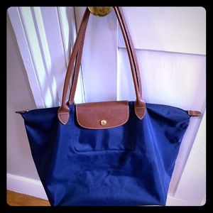 Large Le Pliage Tote, Navy